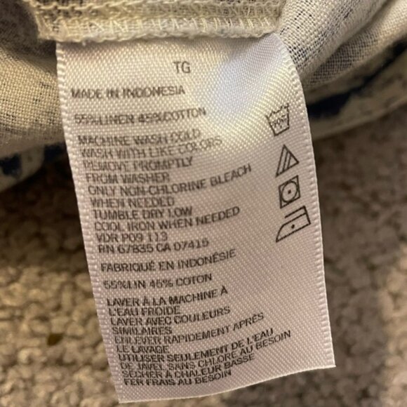 Nautica Classic Fit Blue Ocean Fish Short Sleeve Button Down Shirt- Size XL - Picture 7 of 10